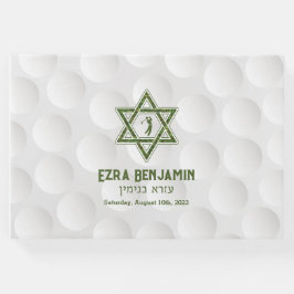 Golfing Theme Golf Pub Mitzvah Gästböcker