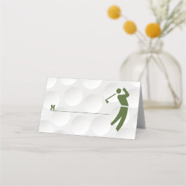 Golfing Theme Golf Pub Mitzvah Placeringskort
