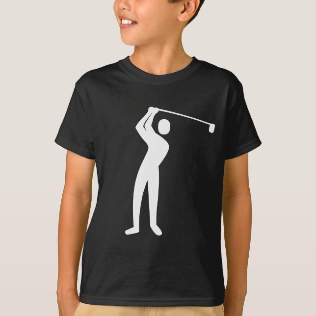 Golfing - vit t shirt (Framsida)