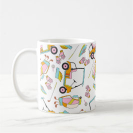 Golfingerska golfer kaffemugg