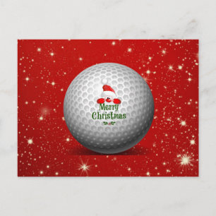 Golfingtomten, finstig juldesign vykort