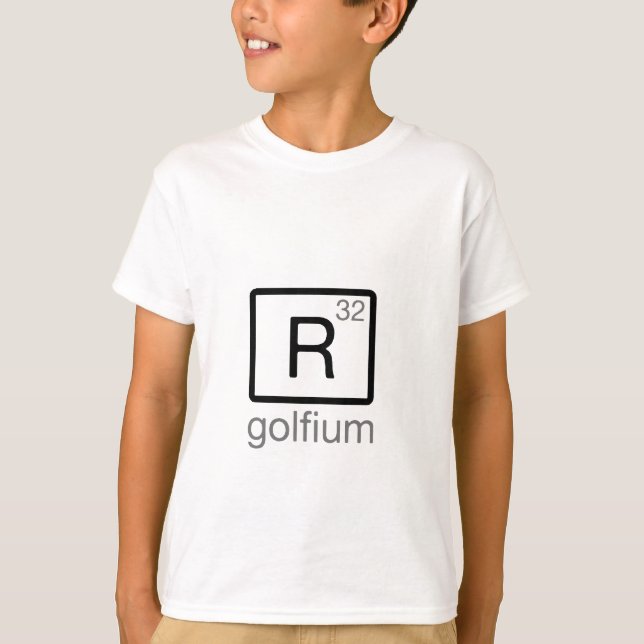 Golfium R32 (mörk print) Tee Shirt (Framsida)