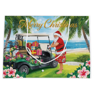 Golfjul med Tomte i Hawaii