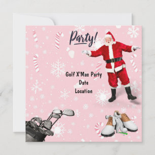 Golfjul party med Jultomten på Rosa Spara Datumet