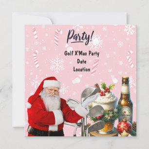 Golfjul party med Jultomten på Rosa Spara Datumet
