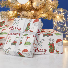 Golfjulets tematiska gåvor till golfer presentpapper