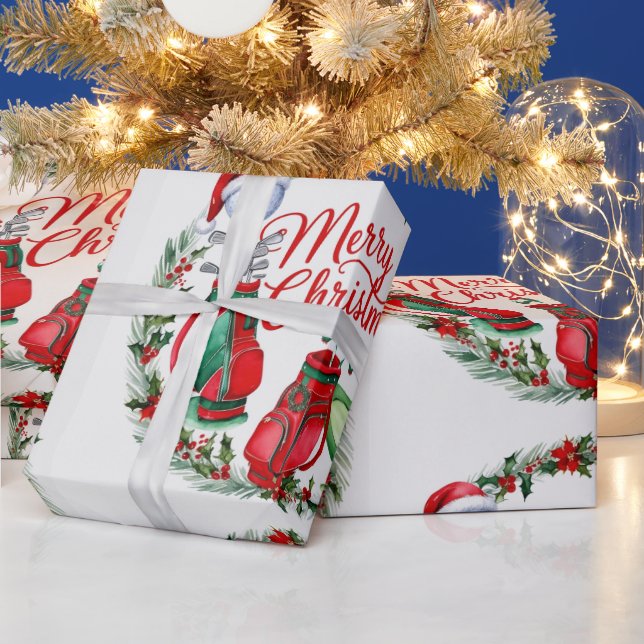 Golfjulets tematiska gåvor till golfer presentpapper (Helgdagar)