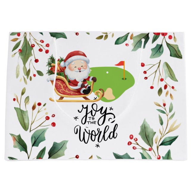 Golfjultema med Jultomten (Framsidan)