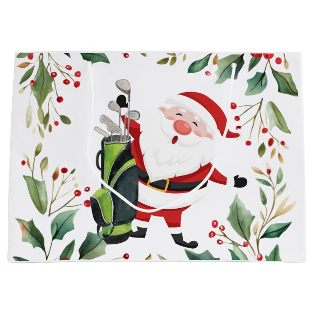 Golfjultema med Jultomten (Framsidan)