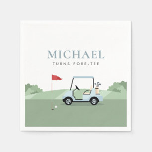 Golfkalas servetter