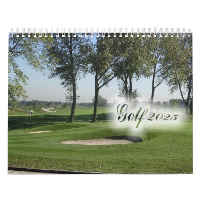 Golfkalender 2025 kalender (Omslag)