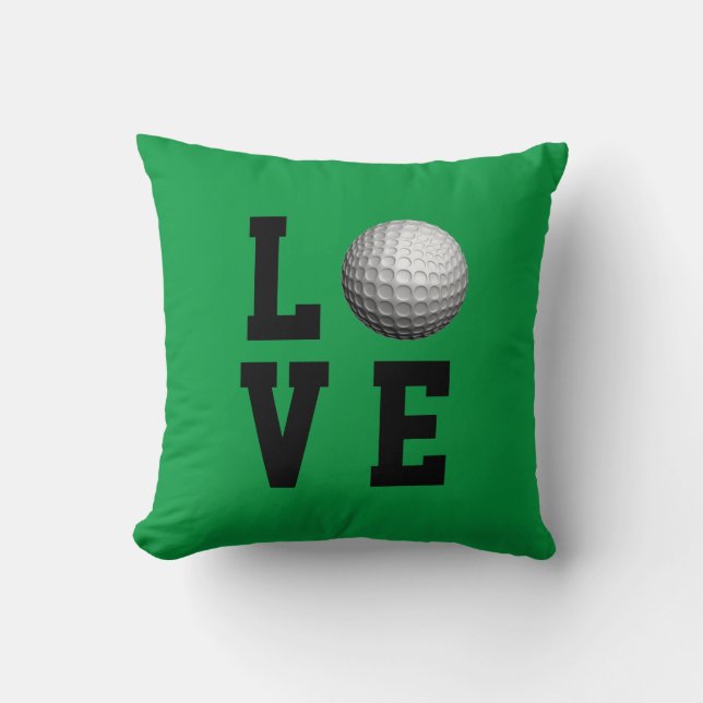 Golfkärlekanpassade Kudde (Framsida)
