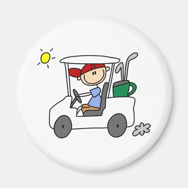 Golfkärra Magnet (Framsidan)