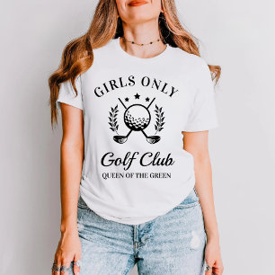 Golfklubb för tjejer Morsdagspresent Tjejers golf T Shirt