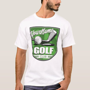 Golfklubb NAME Pro Golfer Spelare Personlig T Shirt