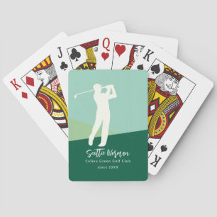 Golfklubb spelarkort spel casinokort