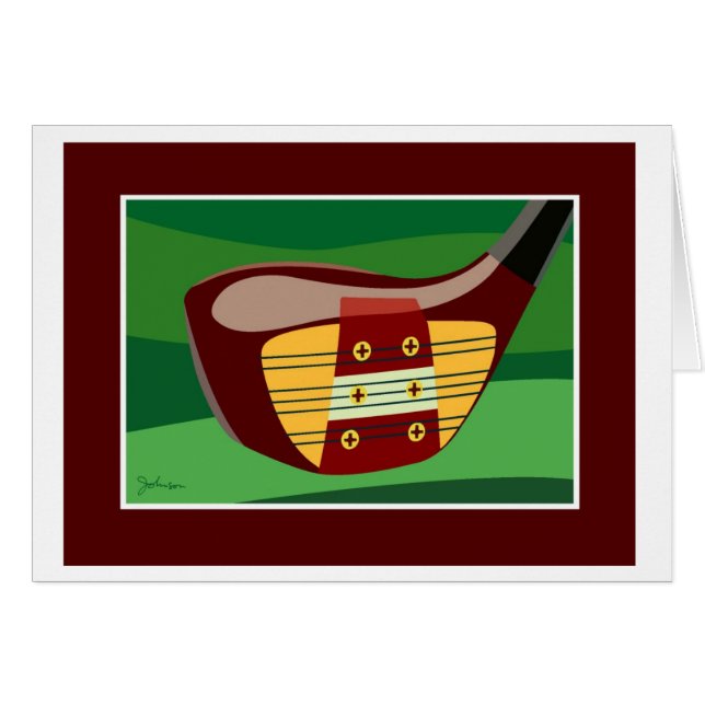 Golfklubbhuvud OBS Kort (Framsidan Horizontal)