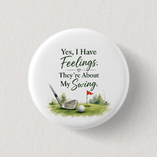 Golfknapp Pin Sassy Golfare Humorpresent Knapp