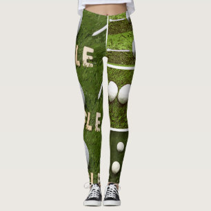 Golfkollage med design leggings