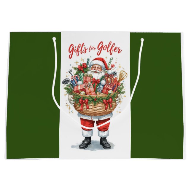 Golfkorg och tomte för golfare (Framsidan)
