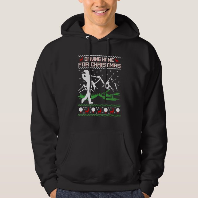 Golfkörhem till jul Manar Ugly Julafton Sw Hoodie (Framsida)