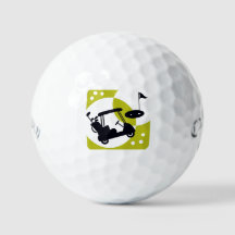 Golfkort, klubbar och gröntar