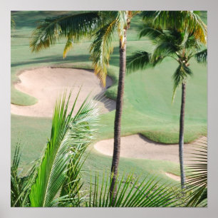 Golfkurs i Tropikar Poster