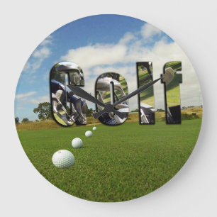 Golfkurs och Logotyp, Stor Klocka