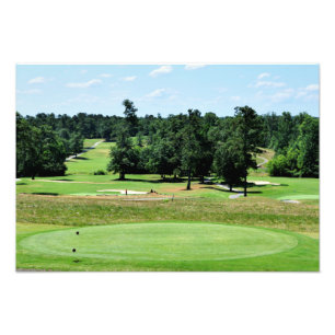 Golfkurslandskap Fototryck