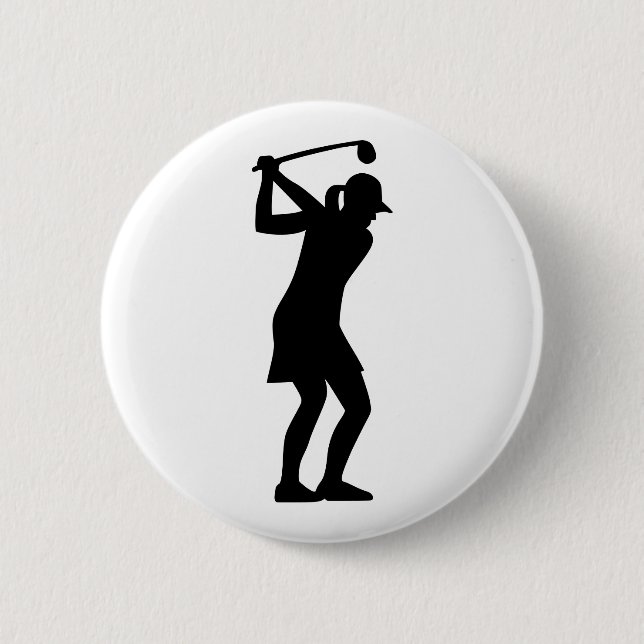 Golfkvinna Knapp (Framsida)