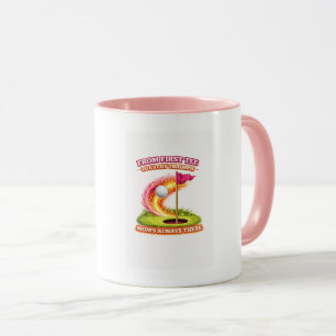 Golfmamma alltid där-mugg Från första tee till f Mugg