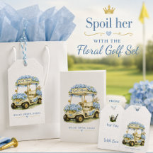Golfmamma Hydrangea Blommig Golfkärra