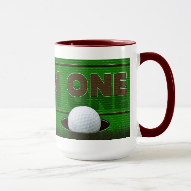 GOLFMUGG - HOLE IN ONE - MUGG (Höger)