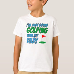 Golfning med barn från Pappa T Shirt