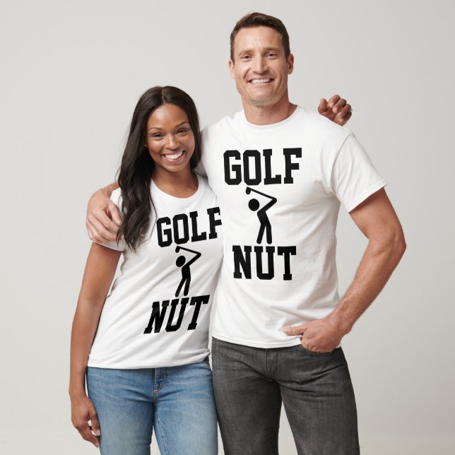 GOLFNÖT, roliga golfareT-tröja T-shirt (Unisex)