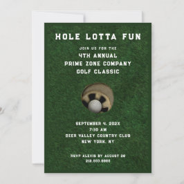 Golfparty-event Inbjudningar