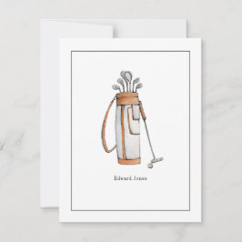 Golfpåse Golfpåse Golfer Flat Tack Kort