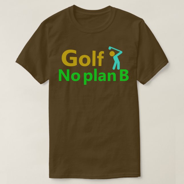 Golfplan B 1 T Shirt (Design framsida)