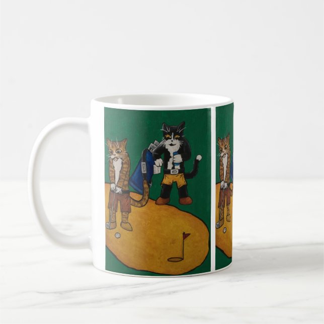 Golfplattor Kaffemugg (Vänster)