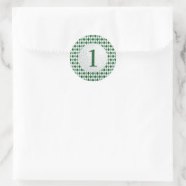 Golfpojken 1-årsdag runt klistermärke