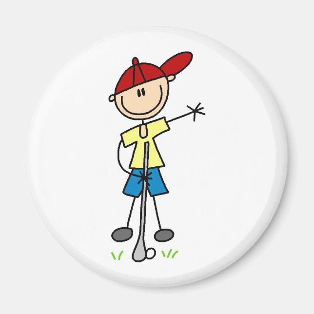 Golfpojkmagnet Magnet (Framsidan)