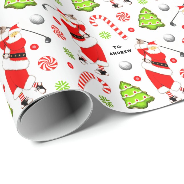 Golfpresent för semester presentpapper (Rullad Hörn)