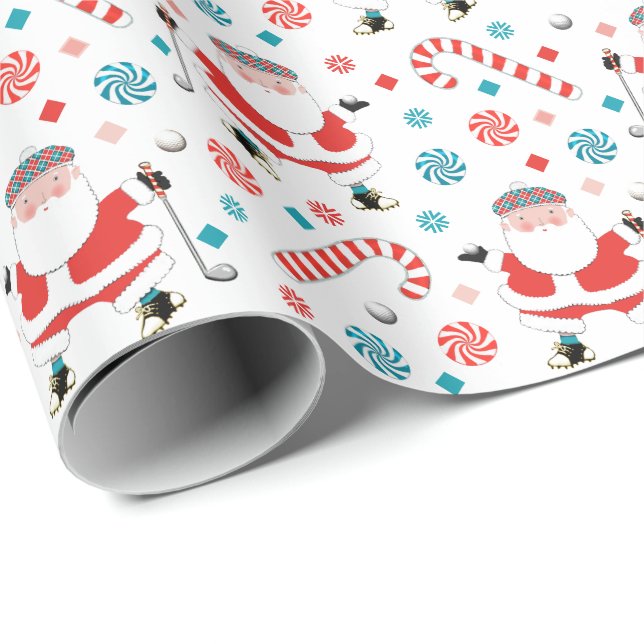 Golfpresent för semester presentpapper (Rullad Hörn)