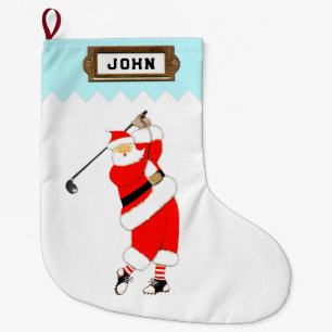 Golfpresent för semester stor julstrumpa