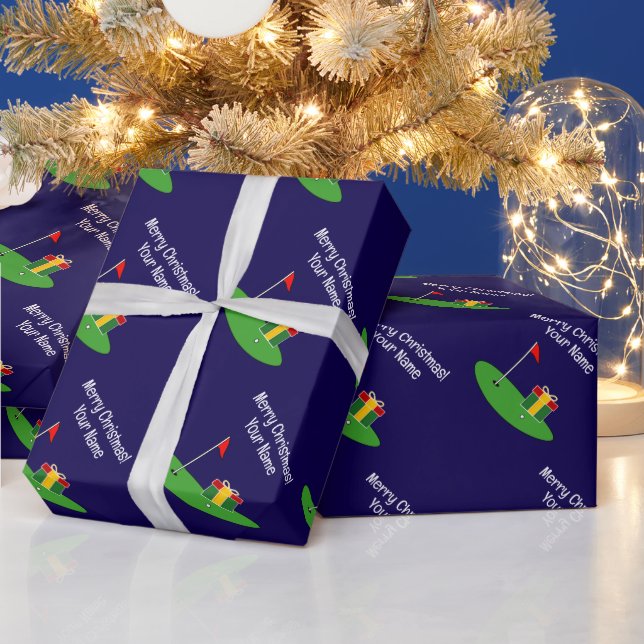 Golfpresent julklappspapper presentpapper (Helgdagar)