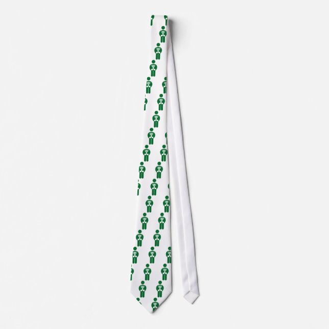 Golfpris Winner Golf Grönt White Tie Slips (Framsida)