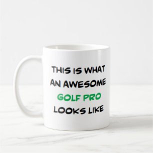 golfpro, fantastisk kaffemugg