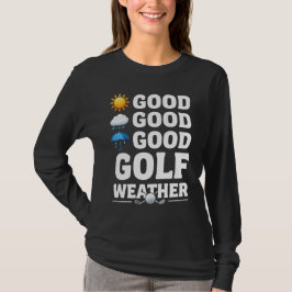 Golfprognos för golfare t shirt