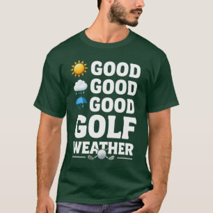 Golfprognos för golfare t shirt