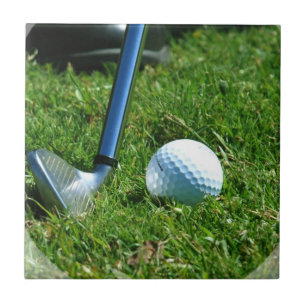 Golfputten belägger med tegel kakelplatta